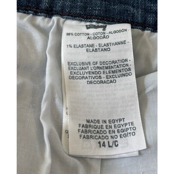 Levi's 515 Jeans Women's Boot Cut Med Wash Denim Stretch Size 14 Long/Curvy - Picture 7 of 9